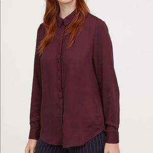 Burgundy Blouse